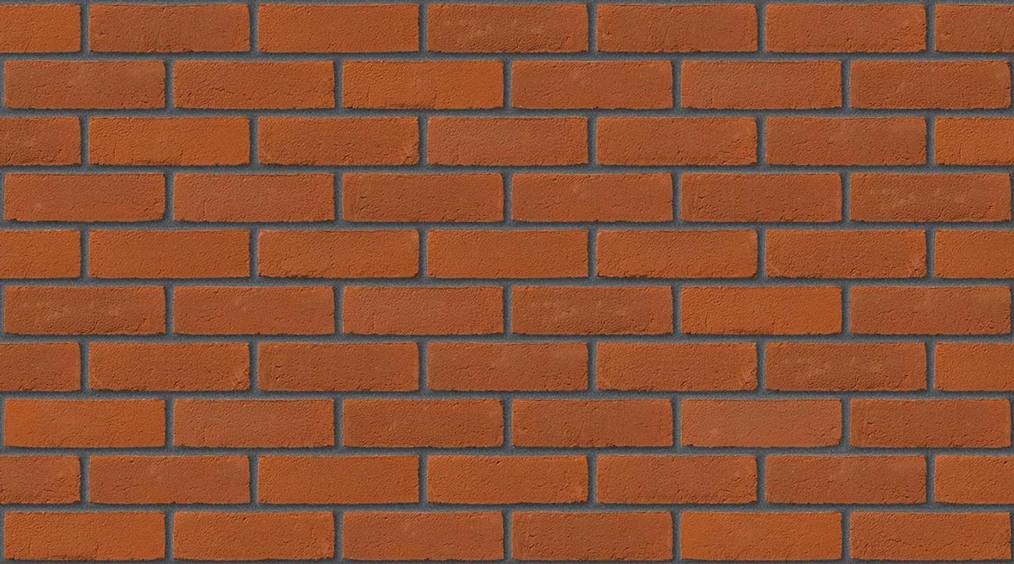 Oranjerood with Dark Grey mortar