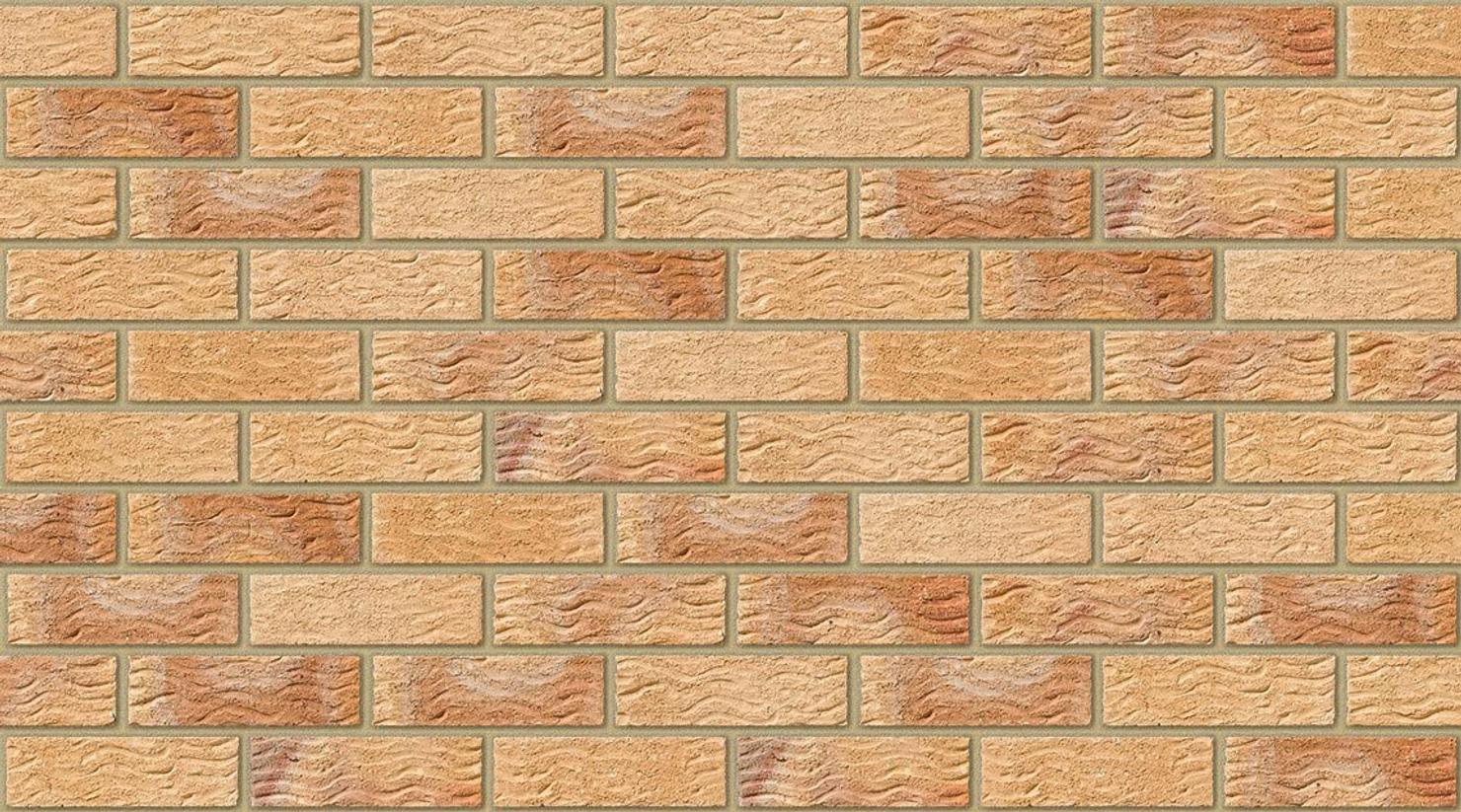 Old English Buff Multi with Buff mortar