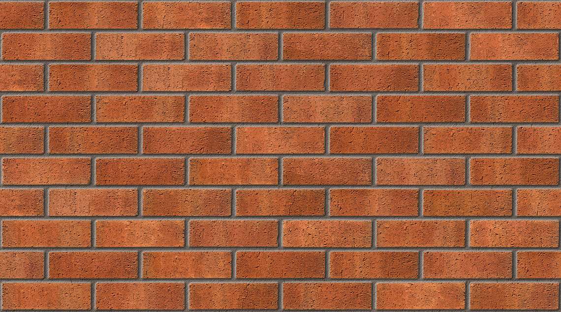 Red Multi Rustic with Mid Grey mortar