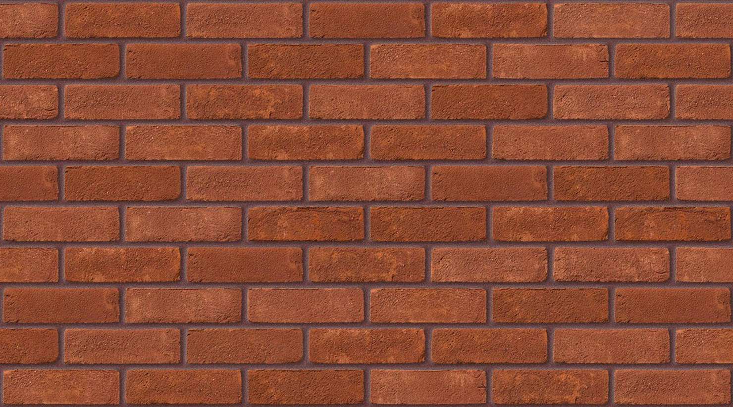 Oakthorpe Red Stock with Brown Red mortar