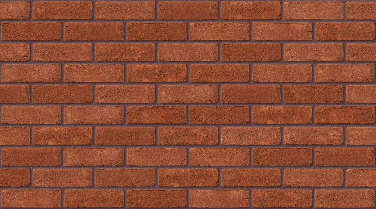 Oakthorpe Red Stock with Brown Red mortar