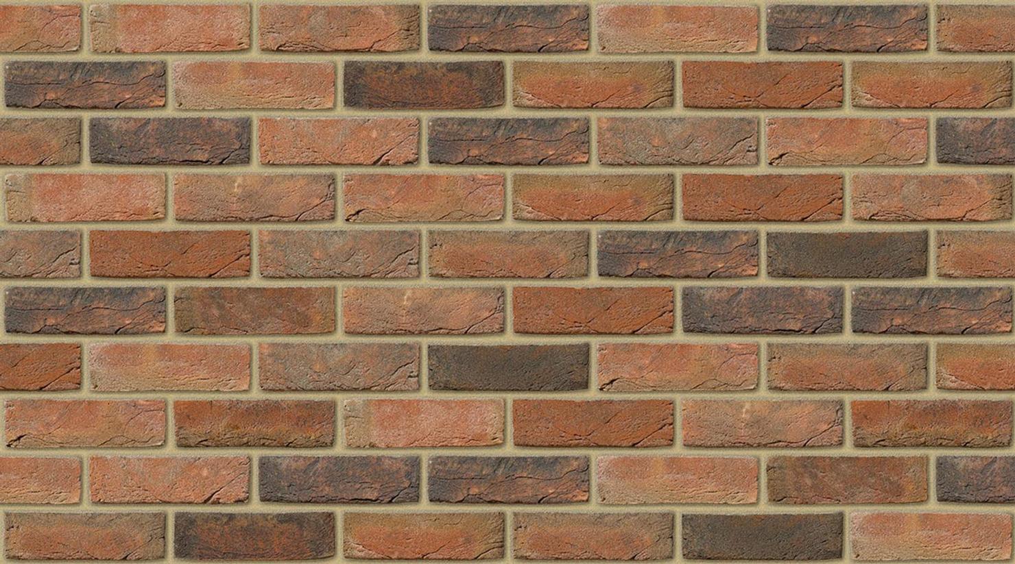 Amberley Red Multi with Buff mortar