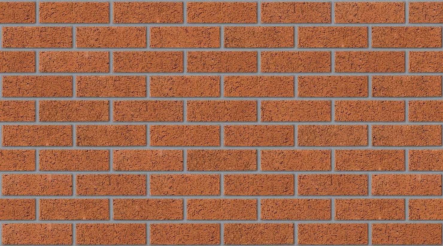 Old Trafford Red with Natural mortar