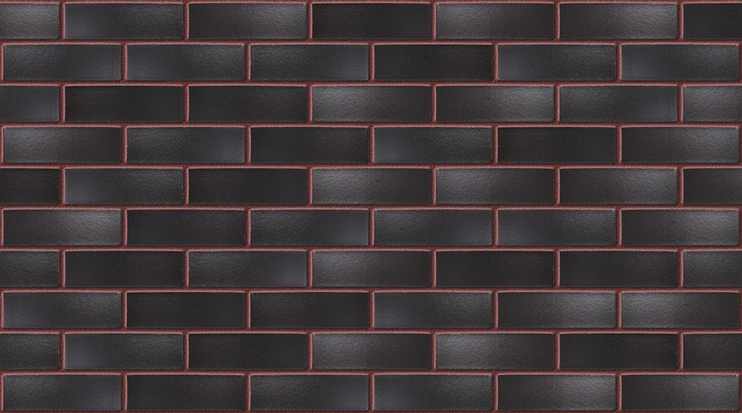 Blue Metallic with Brown Red mortar