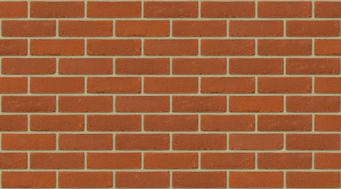 Oranjerood with Buff mortar