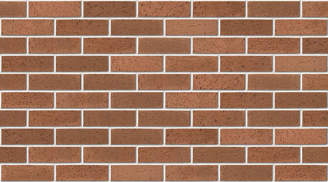Brown Dragface with White mortar