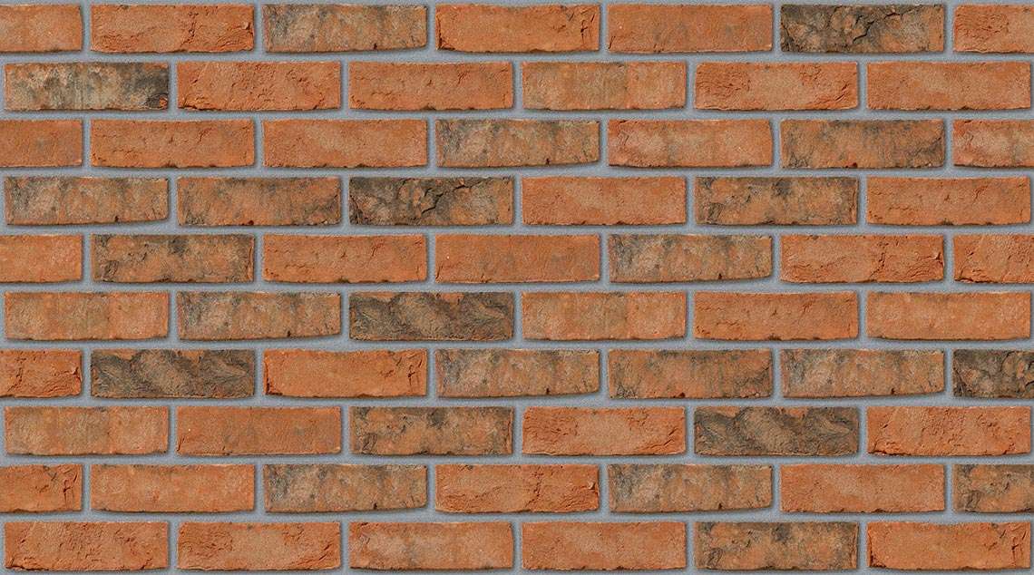 Washington Red Multi with Natural mortar