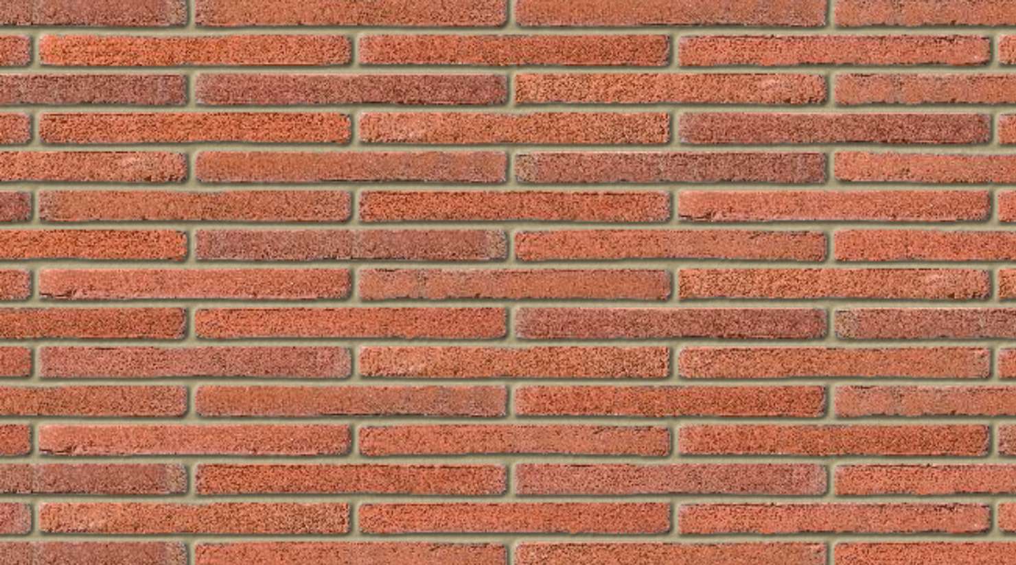 Roman Orange with Buff mortar