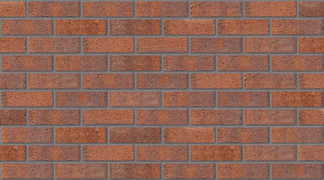 Dark Multi Rustic with Mid Grey mortar