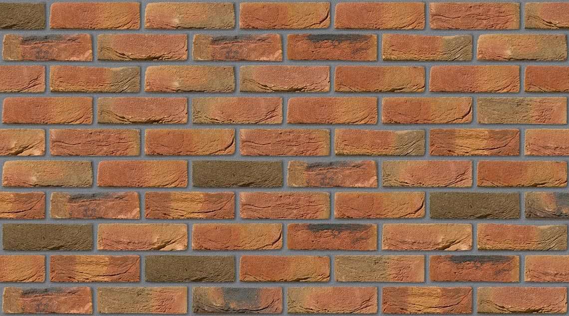 Avondrood with Mid Grey mortar