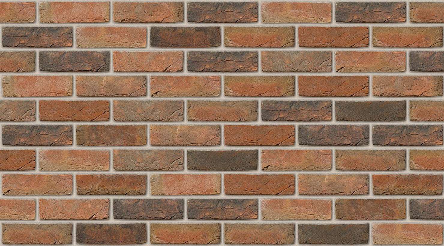 Amberley Red Multi with Ivory mortar