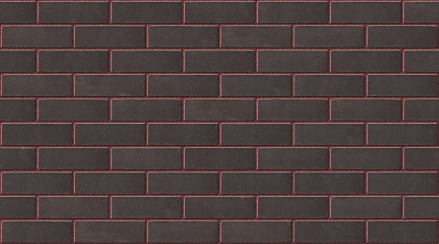 Basalt Black with Brown Red mortar