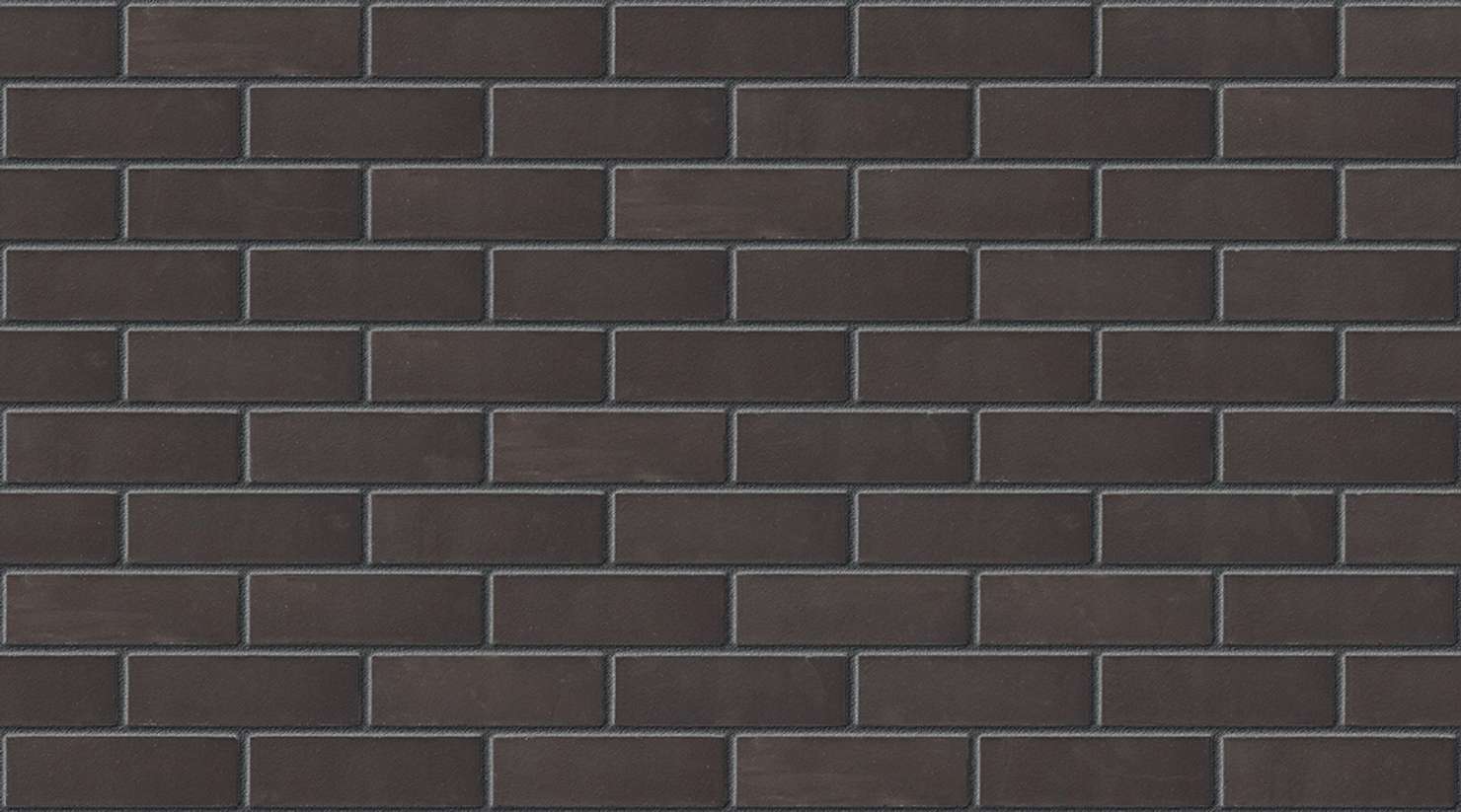 Basalt Black with Dark Grey mortar
