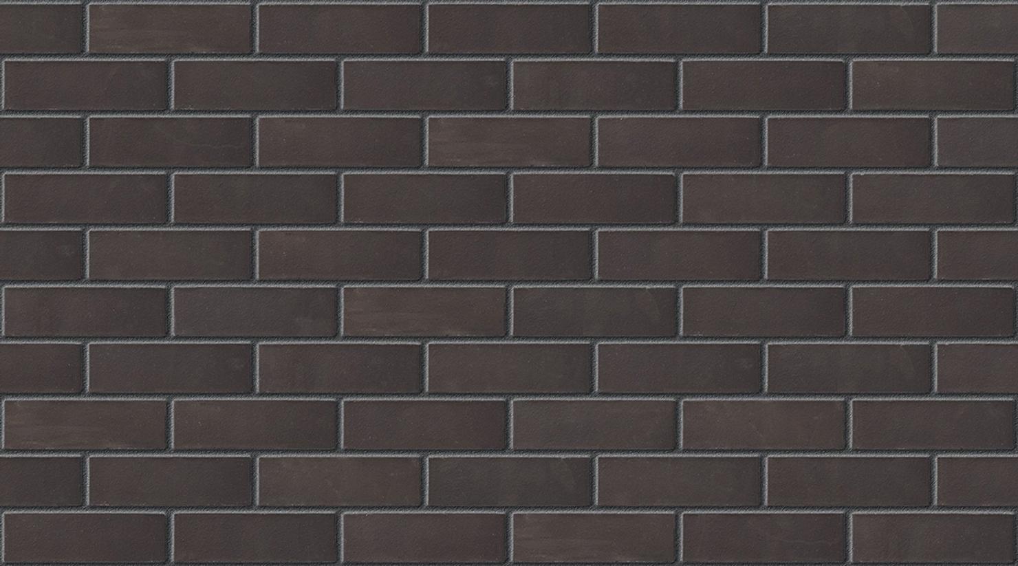 Basalt Black with Dark Grey mortar