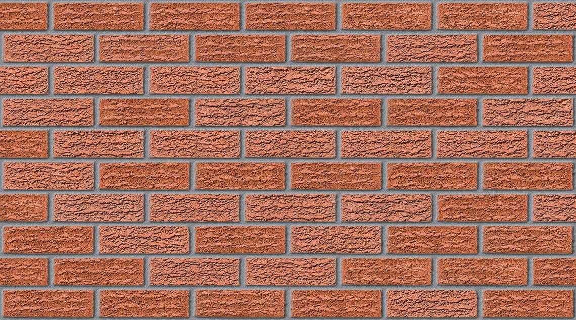 Langwith Red with Natural mortar