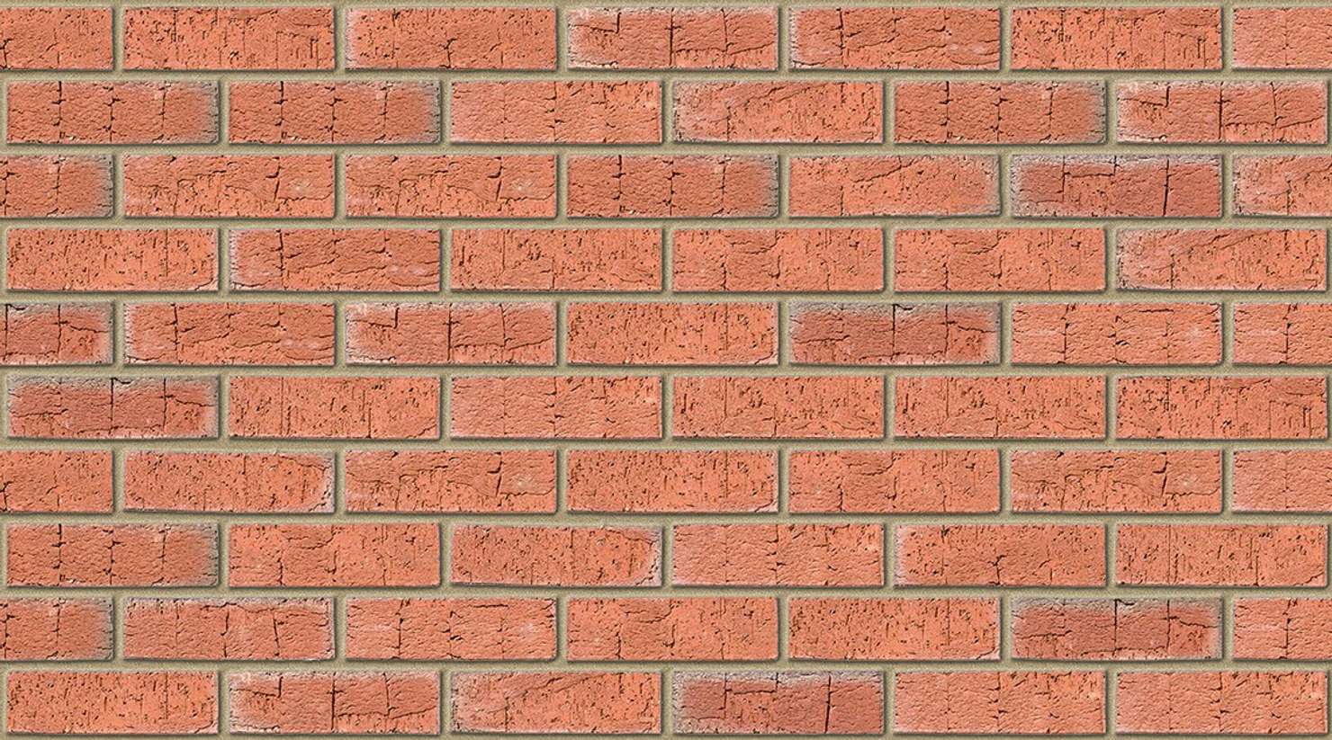 Abbey Red Multi with Buff mortar