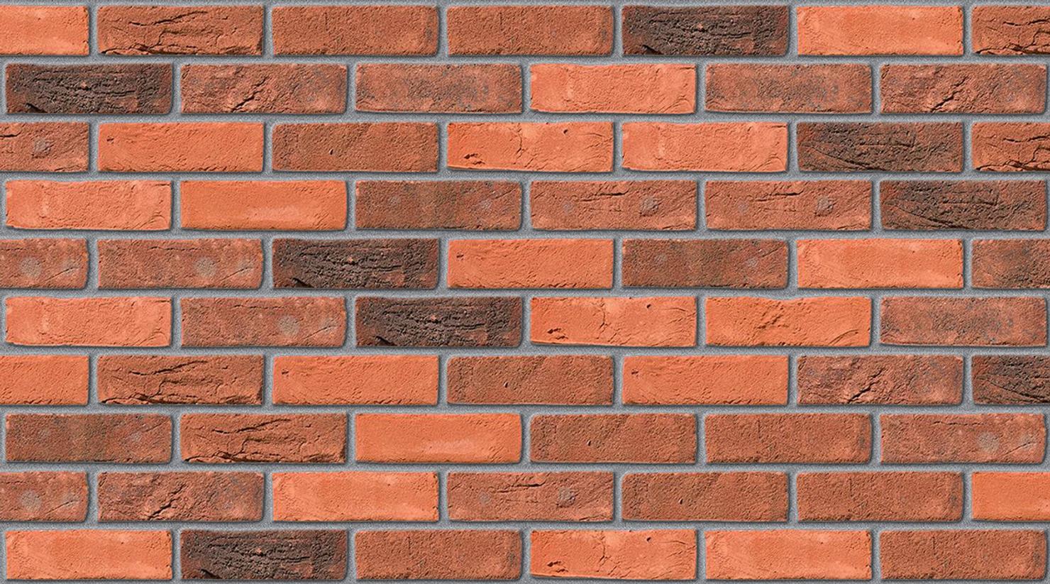 Surrey Hill Red Multi with Natural mortar