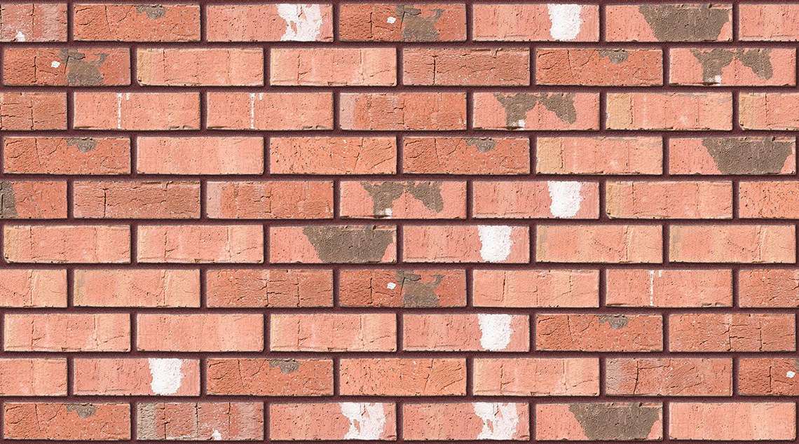 Chatsworth Multi with Brown Red mortar