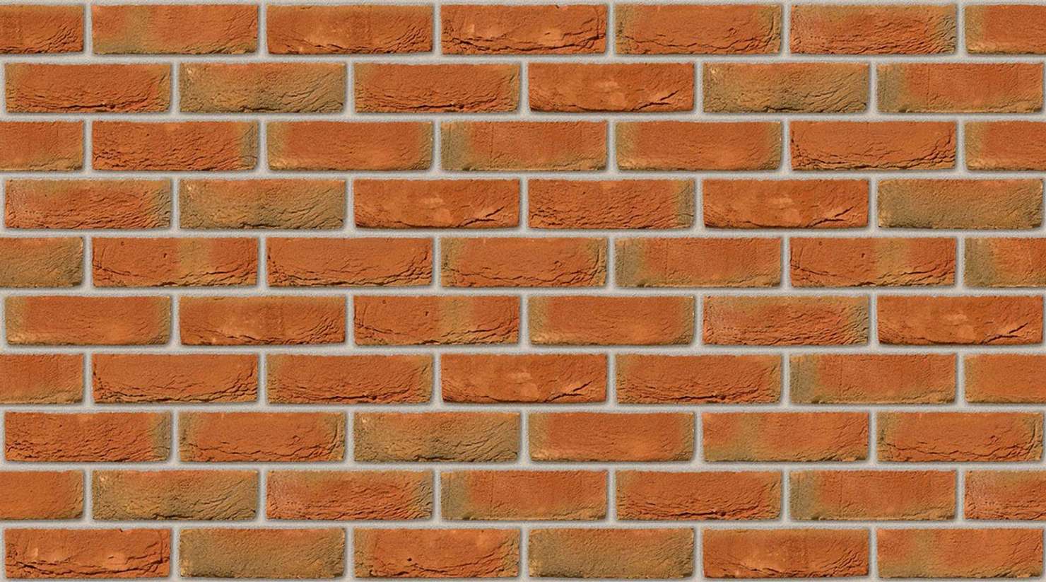 Kingspark Red Multi with Ivory mortar