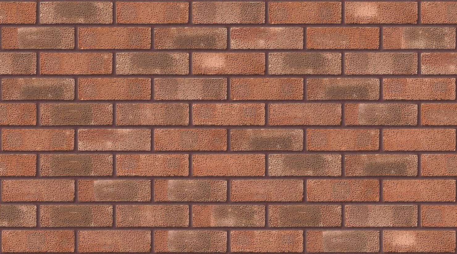 Sandfaced with Brown Red mortar