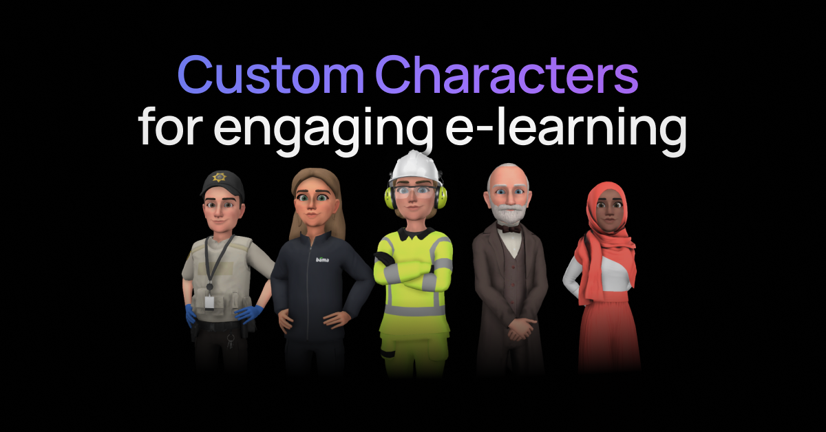 Custom Characters for engaging e-learning | We Are Learning