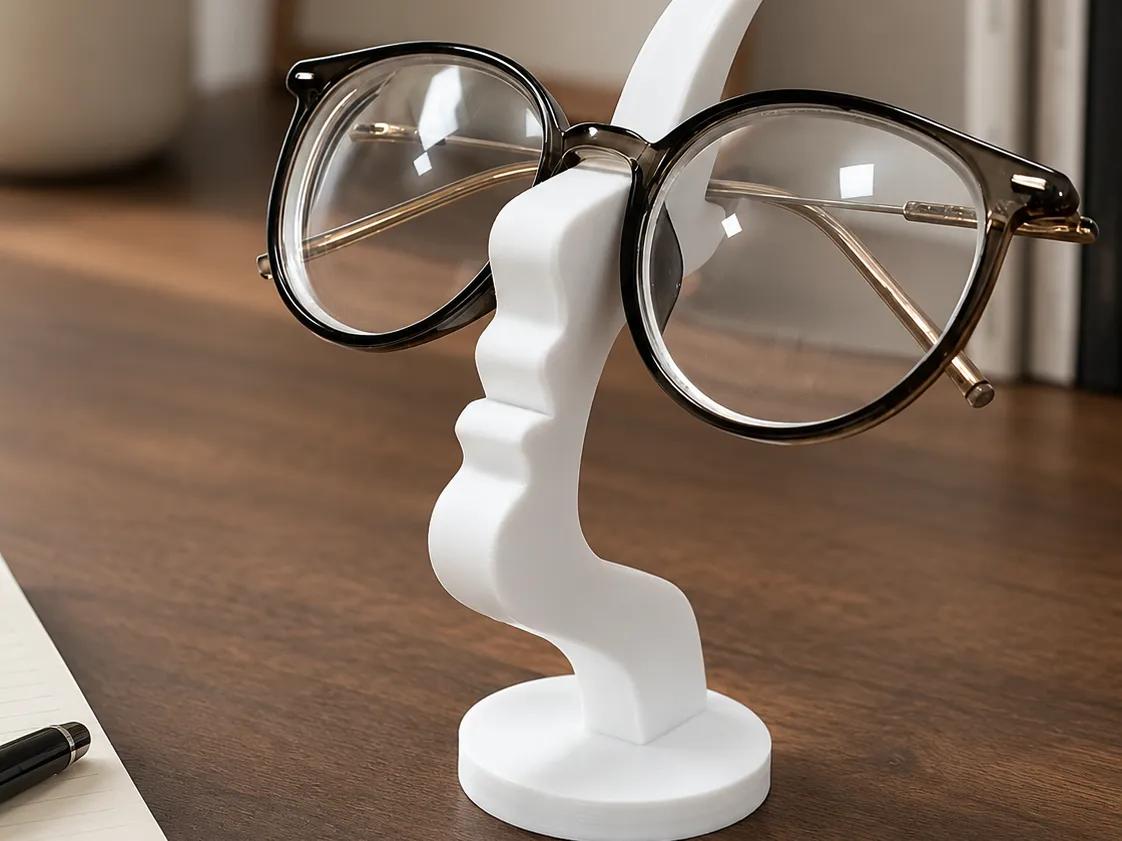 Art Face Glasses Stand - Free 3D Print Model - MakerWorld