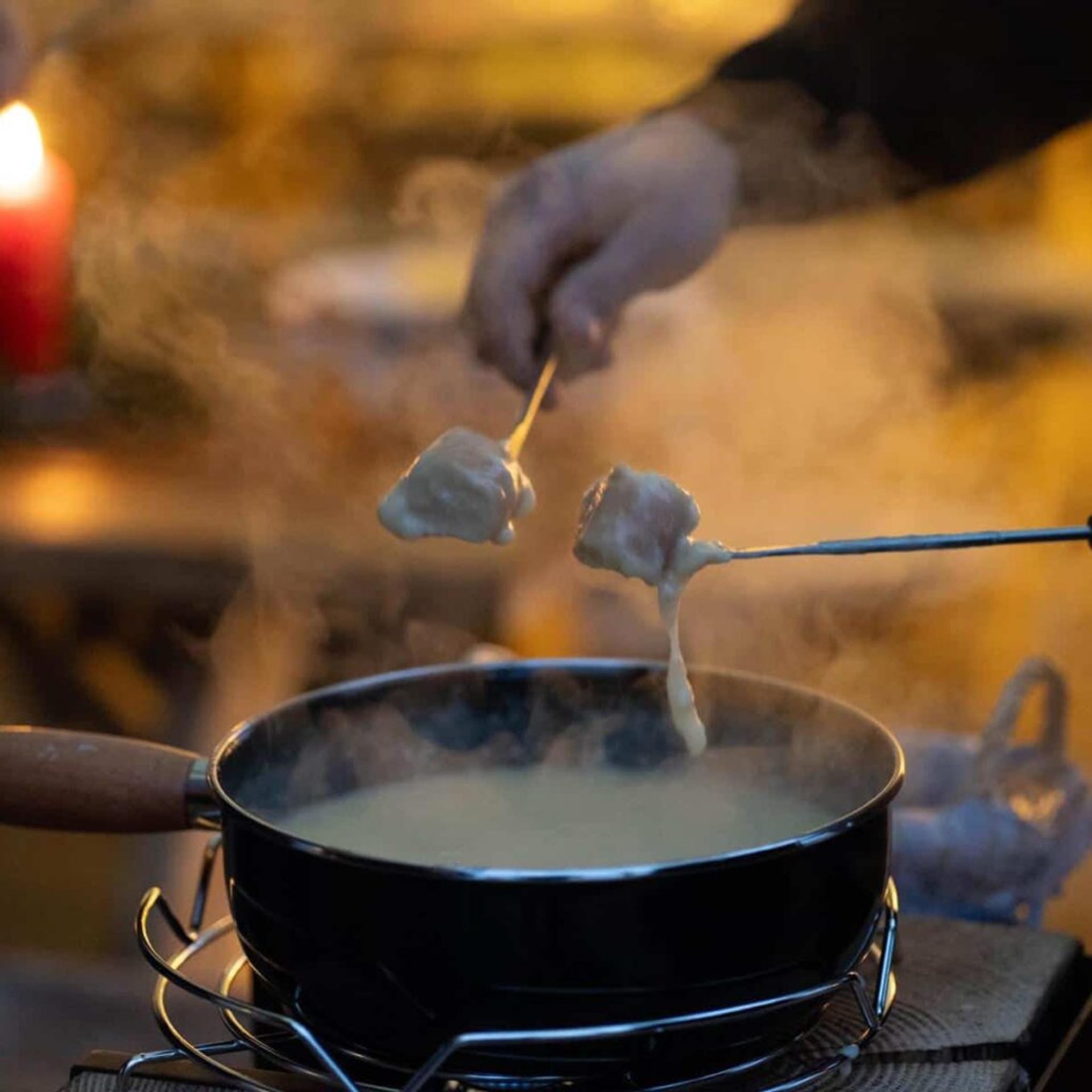 Outdoor Fondue-Plausch bei der Paintball Arena Bern