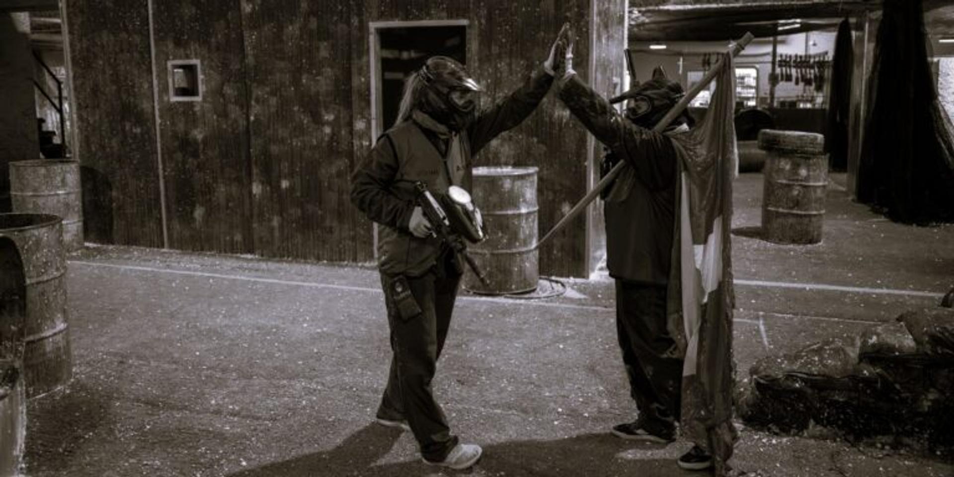 Geburtstagsfeier in der Paintball Arena Bern