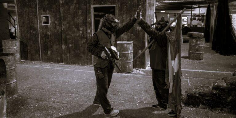 Geburtstagsfeier in der Paintball Arena Bern