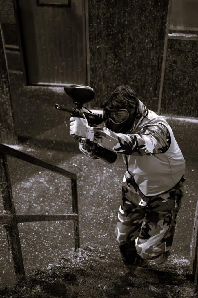 Paintball Arena Bern Indoor Spielfeld bei jedem Wetter