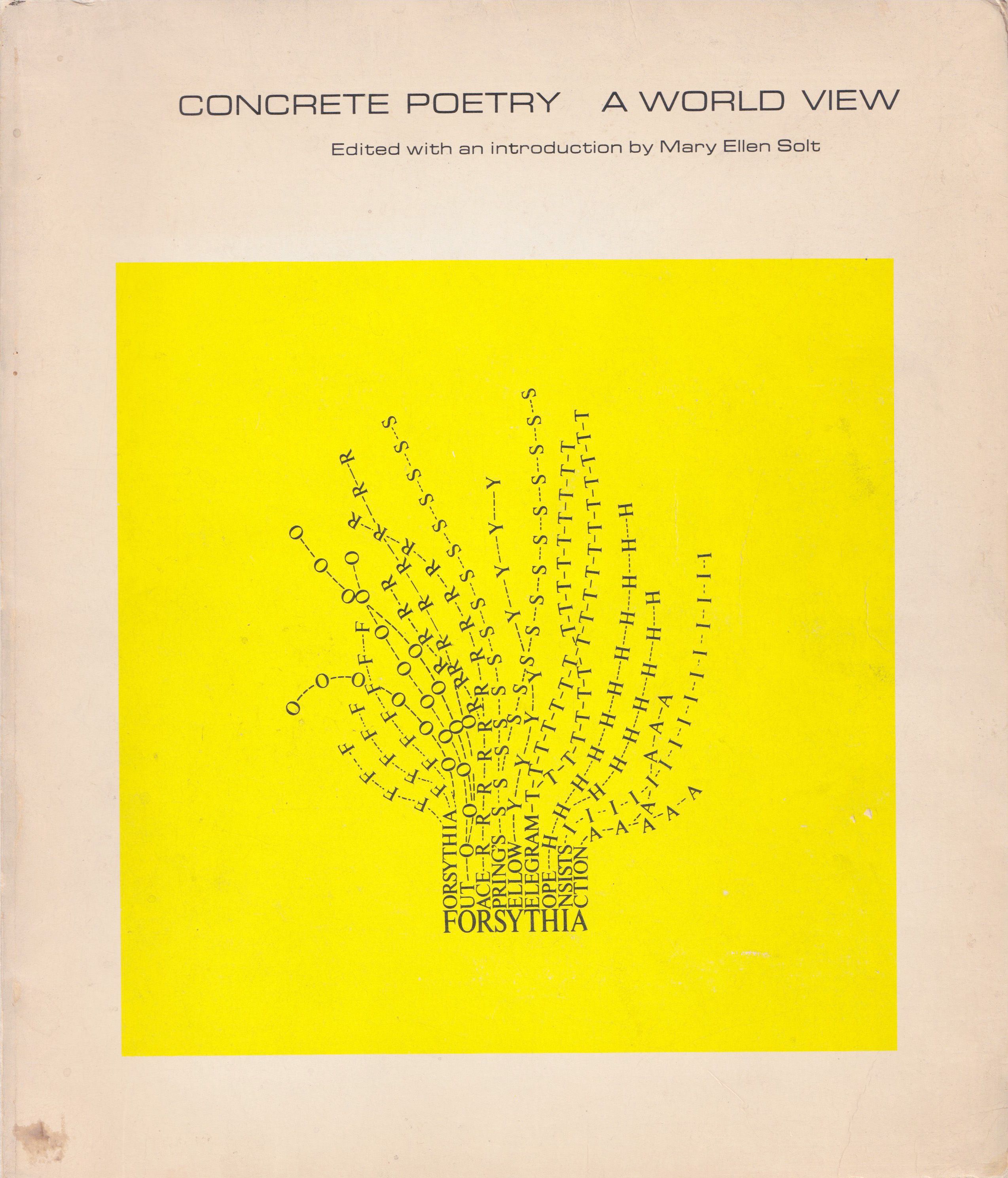 Concrete Poetry. A World View. | Soccochico
