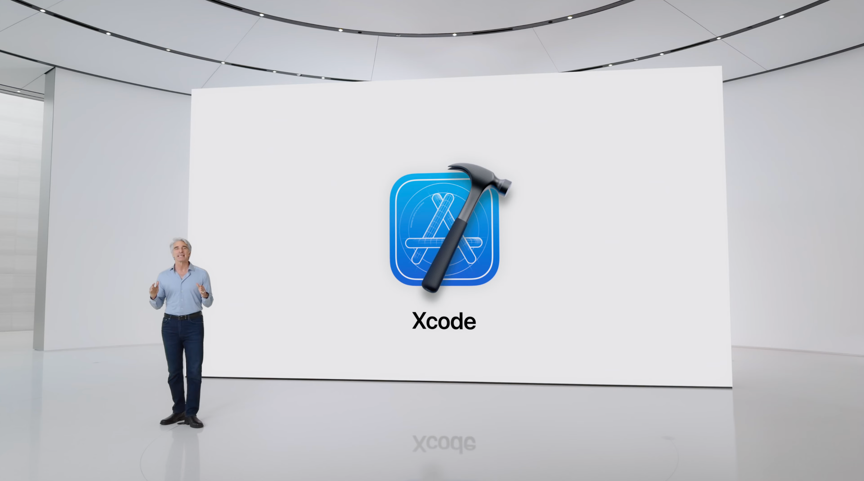 Photo of Xcode with generative AI.