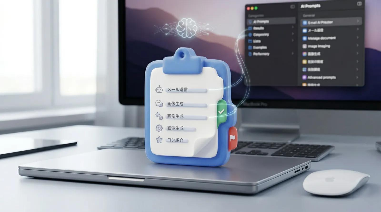 Macで使いやすいAIプロンプト管理方法まとめ のカバー画像