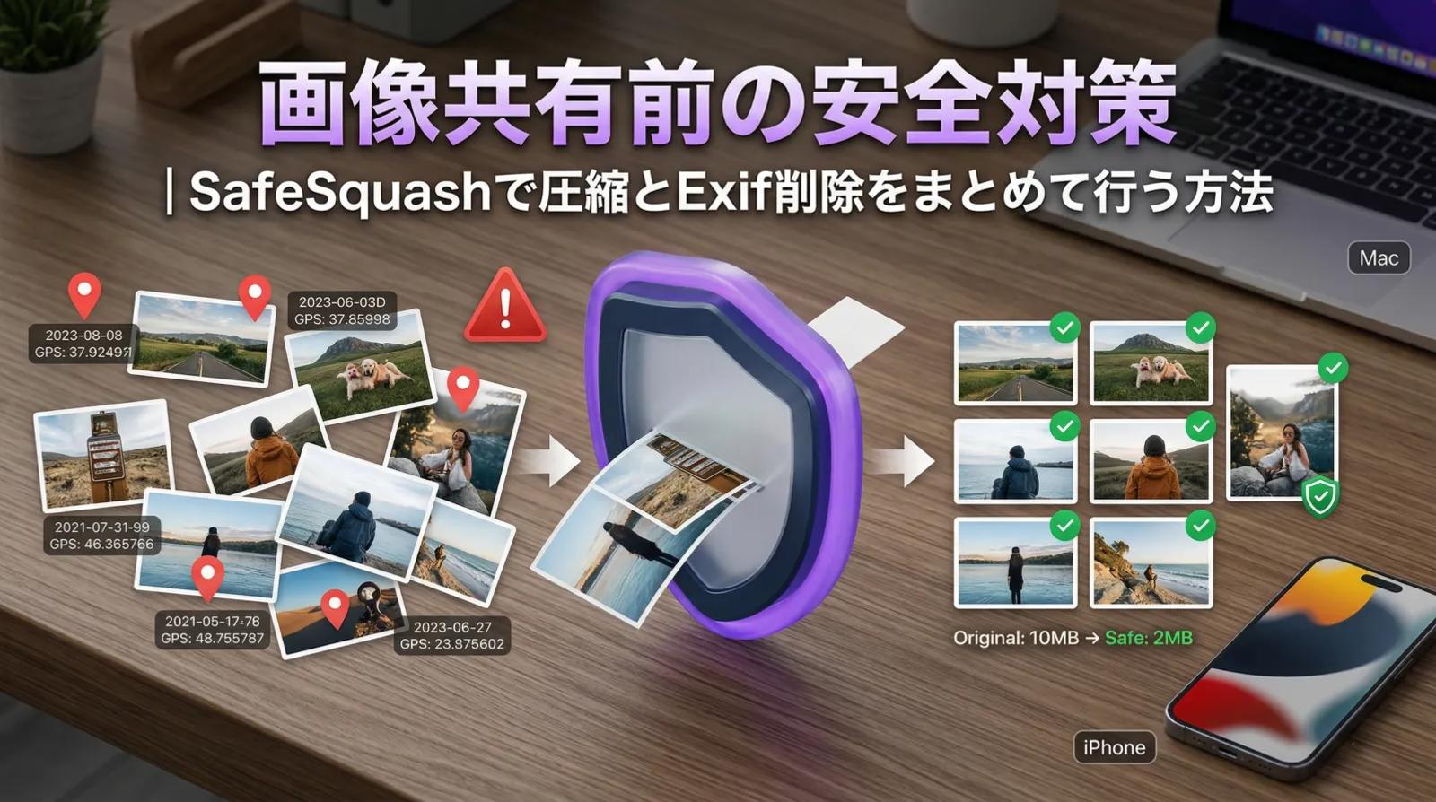 safeSquash 安全にwebp 変換圧縮するアプリ
