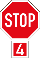 4-Way Stop Sign: Who Goes First, Meaning and Rules | K53 Learners App