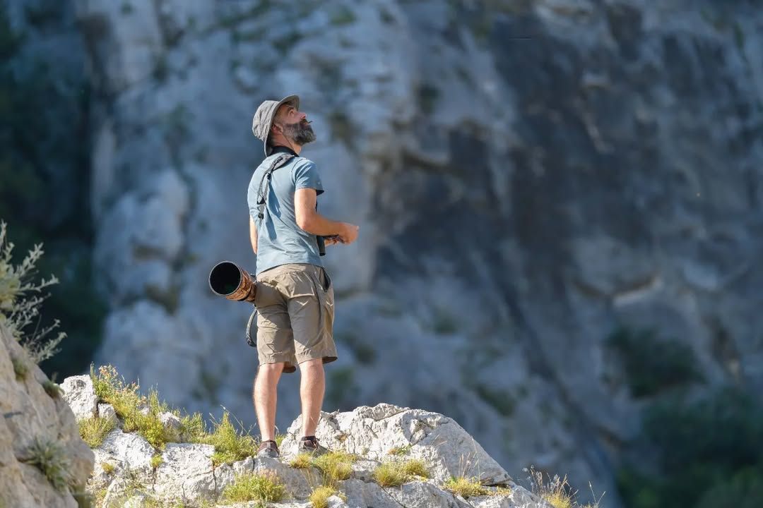 Giorgos in the field