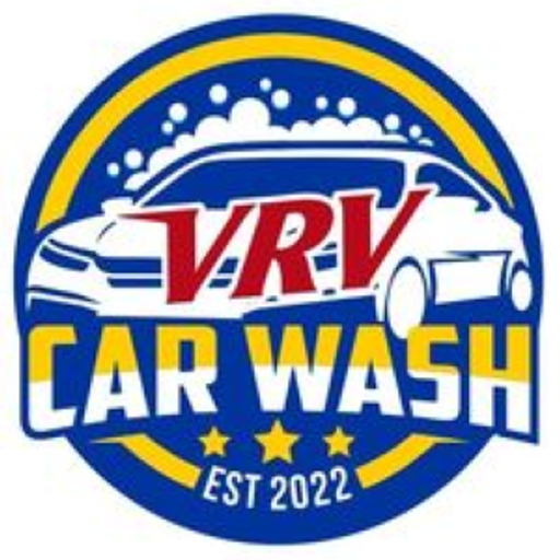VRV Carwash logo