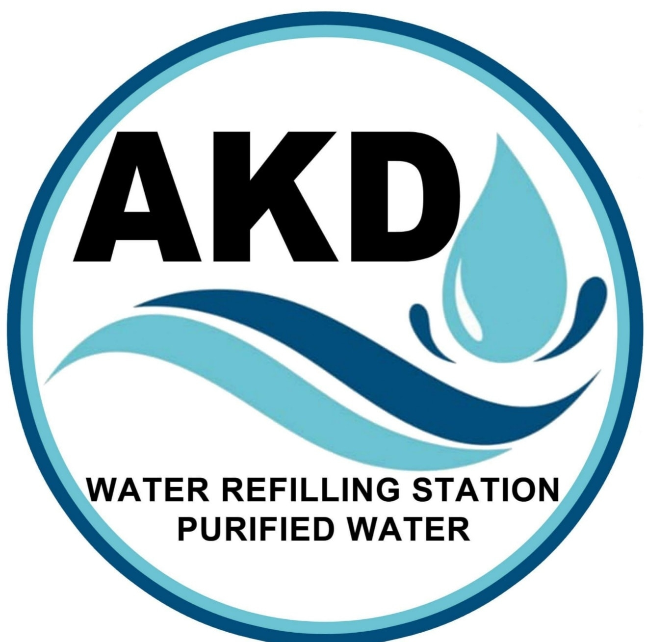 AKD Water Refilling Station logo