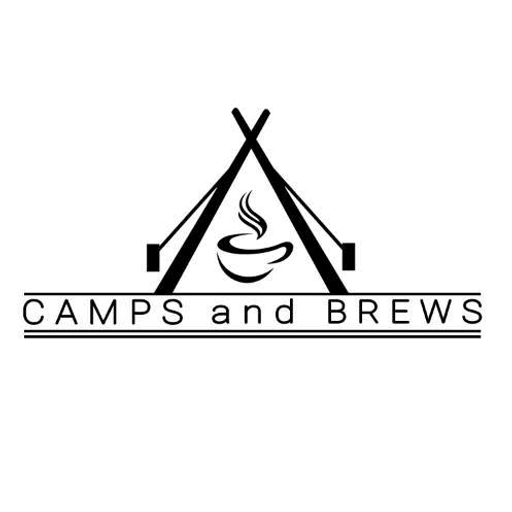 Camps and Brews Coffee Shop logo