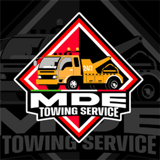 MDE Towing Service logo