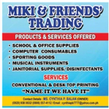 Miki & Friends Trading logo