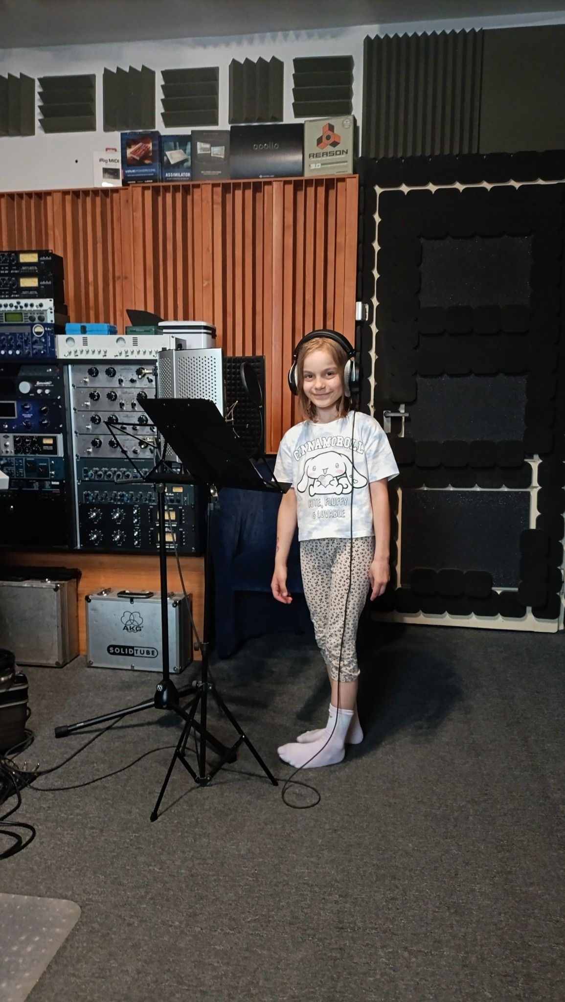 Prvé nahrávanie hudobných podkladov v štúdiu s podporou nadácie VUB