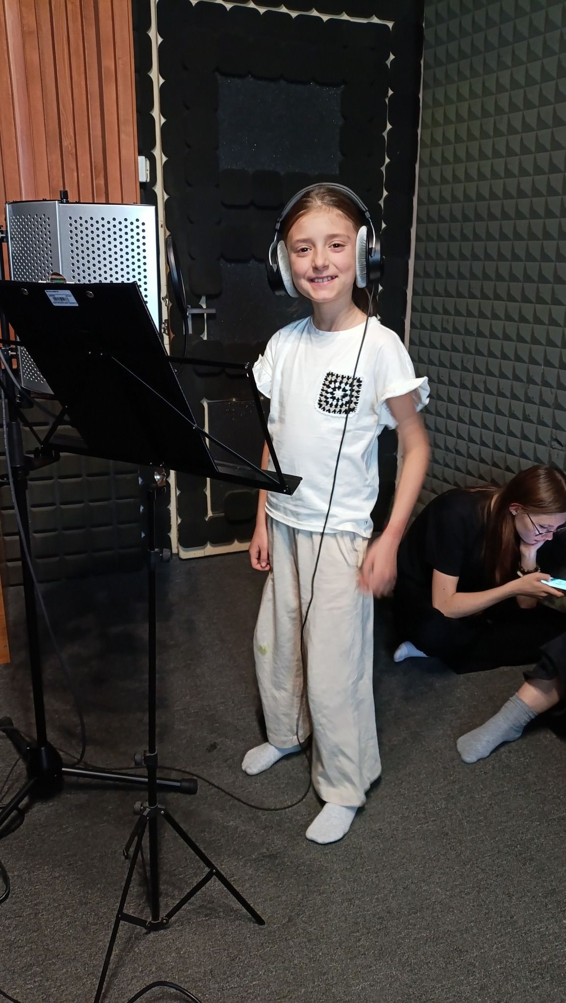 Prvé nahrávanie hudobných podkladov v štúdiu s podporou nadácie VUB