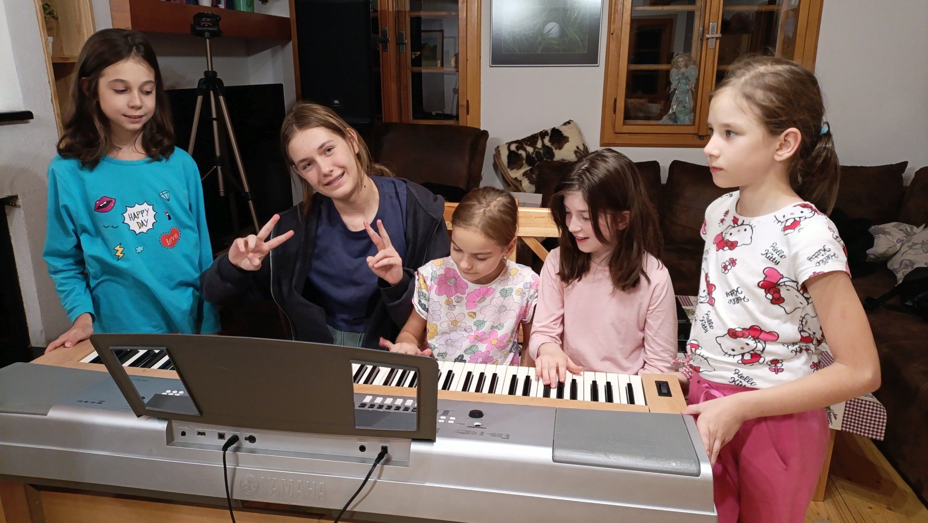 Sústredenie speváckeho zboru Popradčatá  v Tatranskej Lomnici.