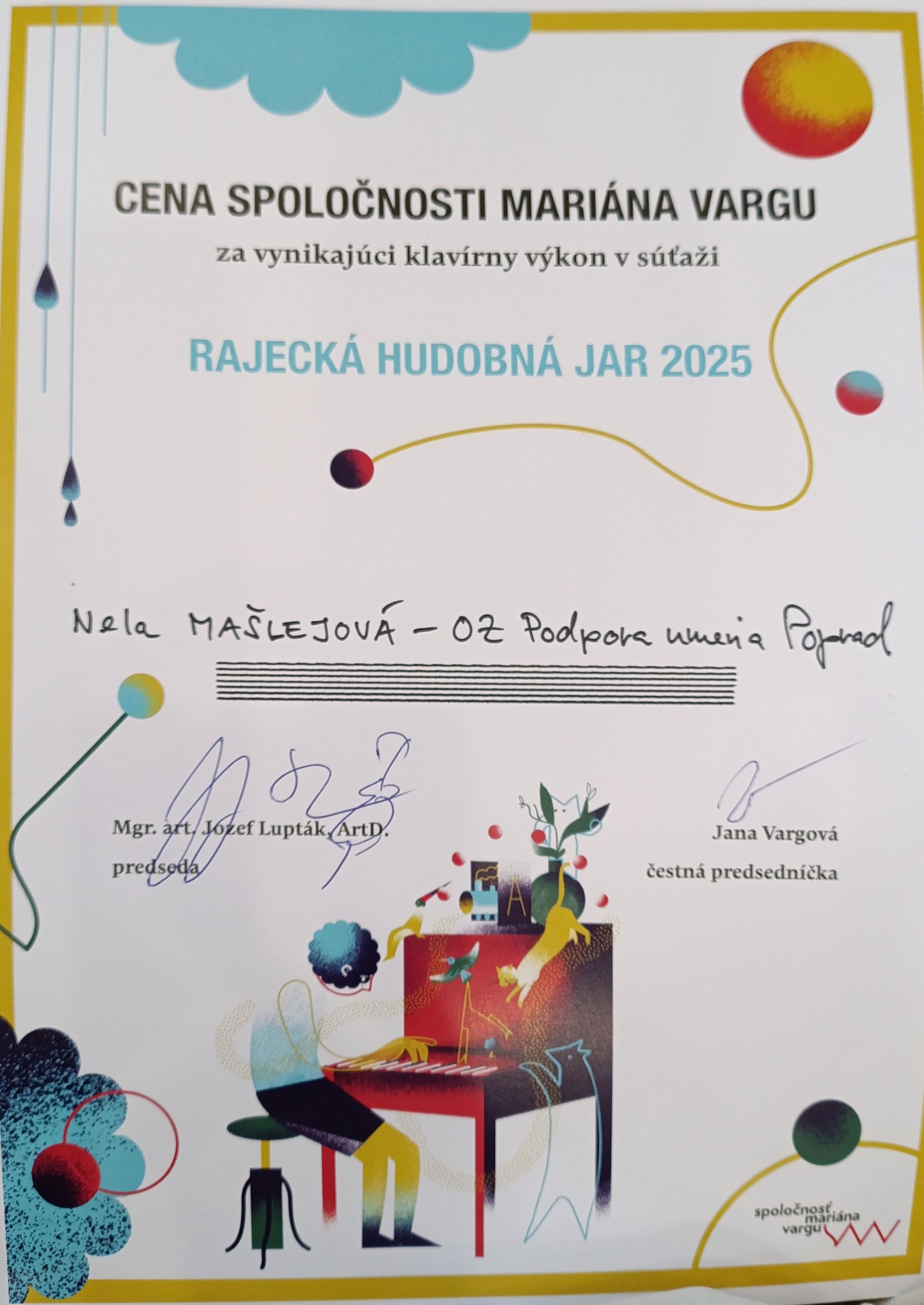 Medzinárodná súťaž Rajecká hudobná jar v Rajci 15.5. 2025