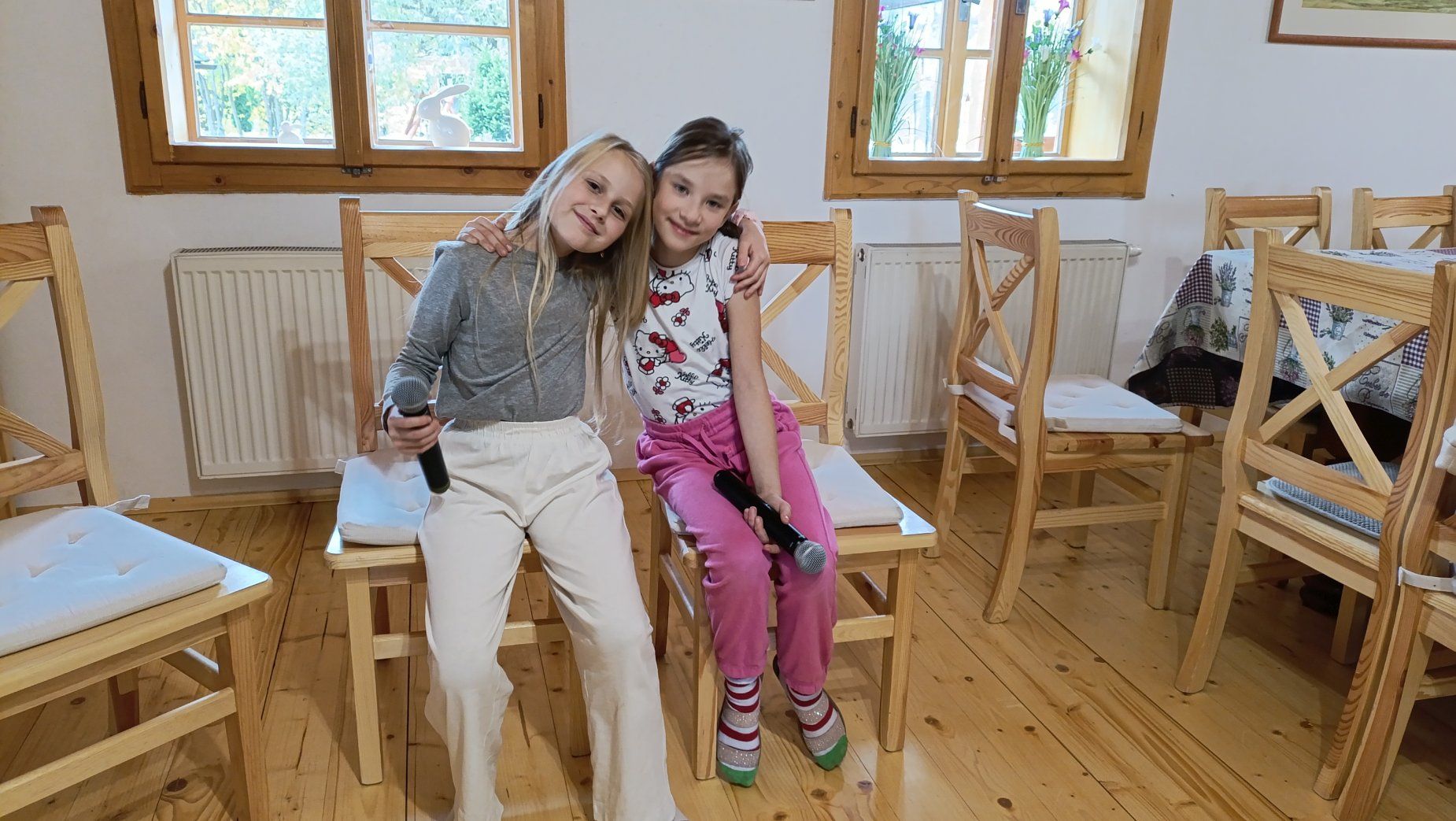 Sústredenie speváckeho zboru Popradčatá  v Tatranskej Lomnici.