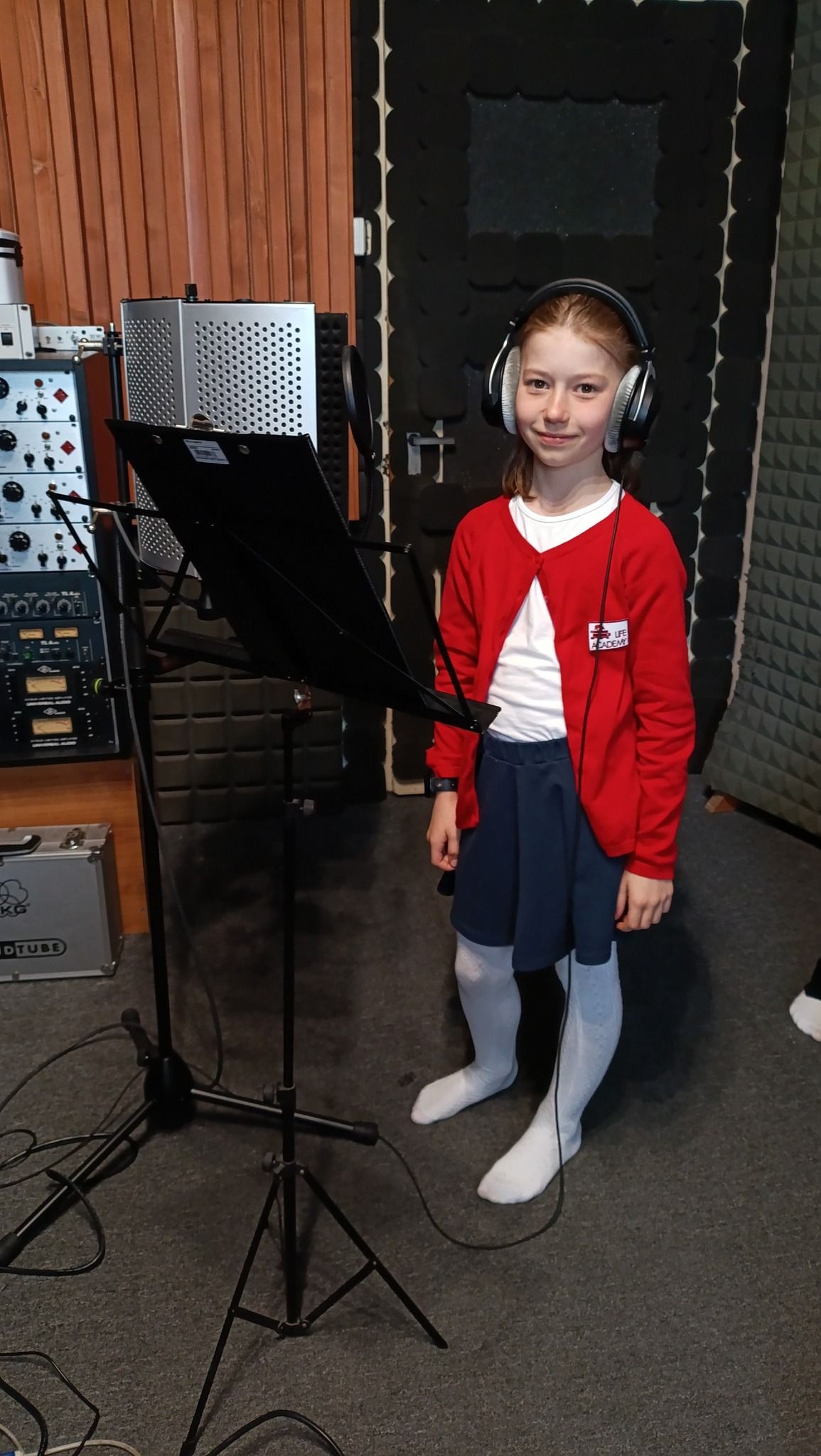 Prvé nahrávanie hudobných podkladov v štúdiu s podporou nadácie VUB