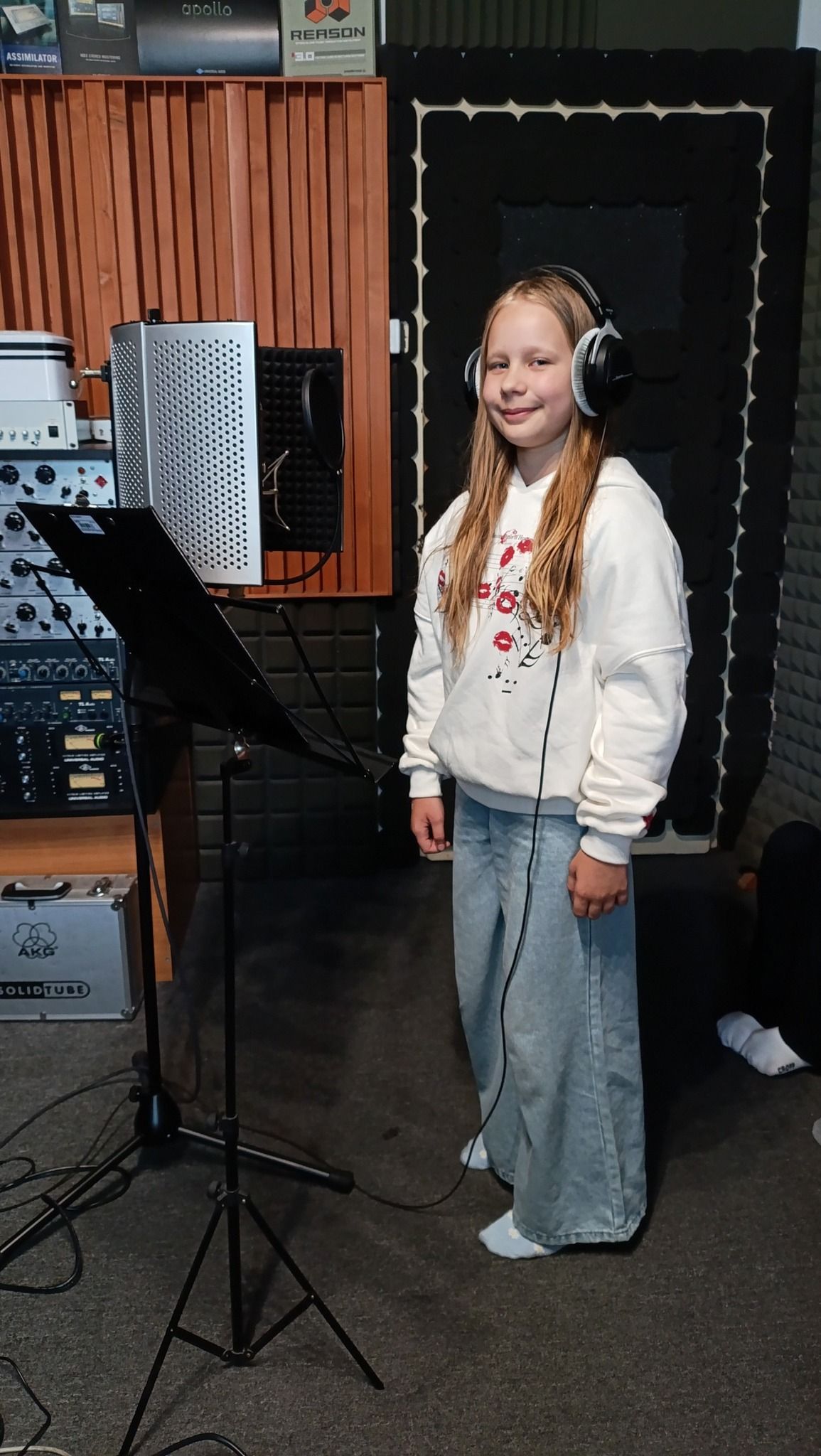 Prvé nahrávanie hudobných podkladov v štúdiu s podporou nadácie VUB