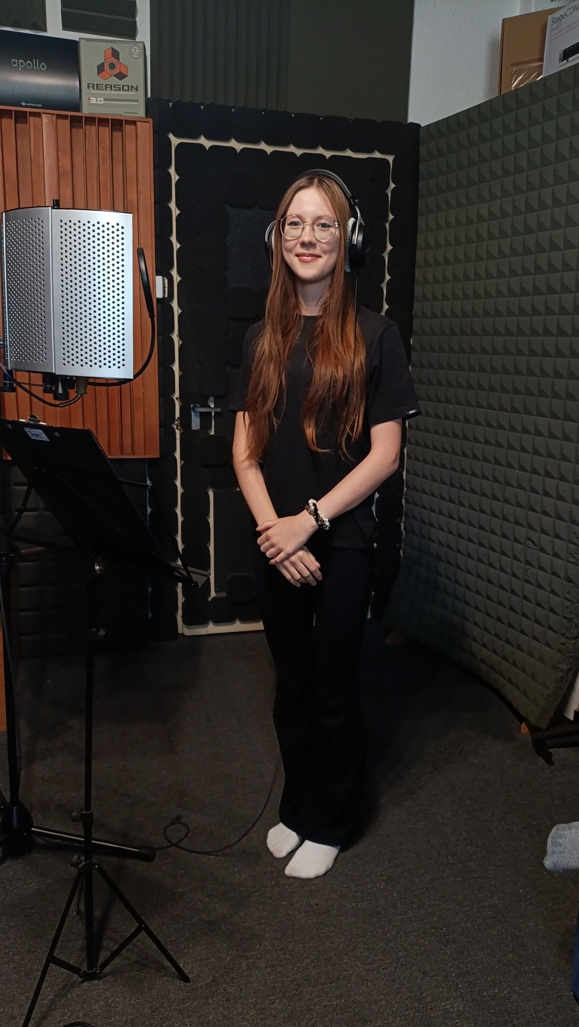 Prvé nahrávanie hudobných podkladov v štúdiu s podporou nadácie VUB