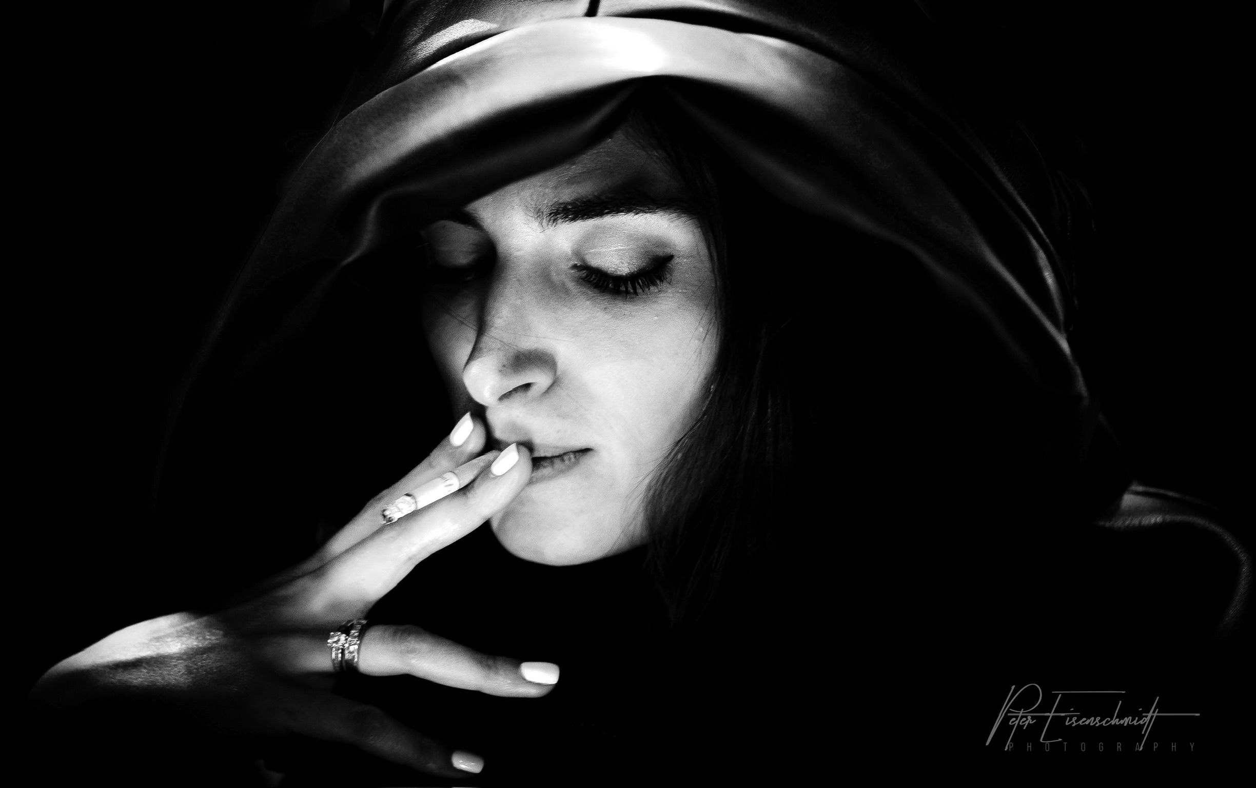 Girl with a cigarette